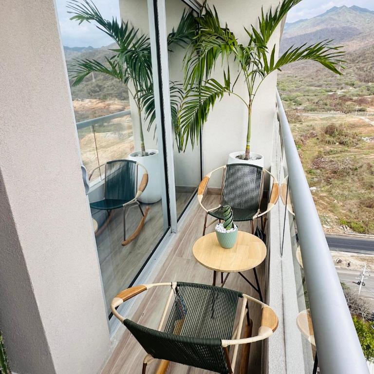 Nuevo Loft santa Marta vista al mar piso 18 - One-Bedroom Apartment - 9