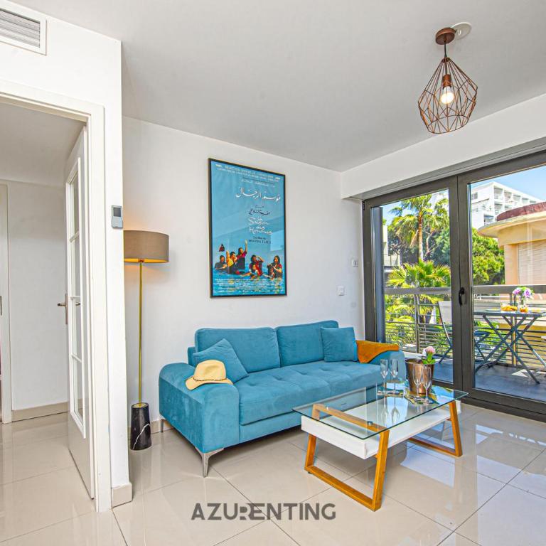 Azurenting - T2 Front de Mer - Clim - Parking - Appartement 1 Chambre avec Balcon et Vue sur Mer - 12