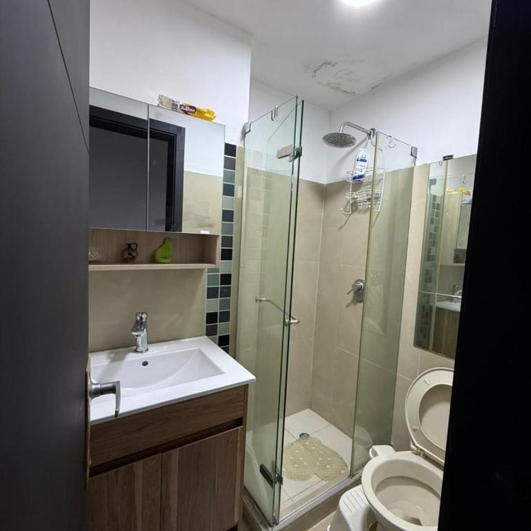 close to the Iberoamerica clinic and Viva shopping center - Apartamento de 1 dormitorio - 9