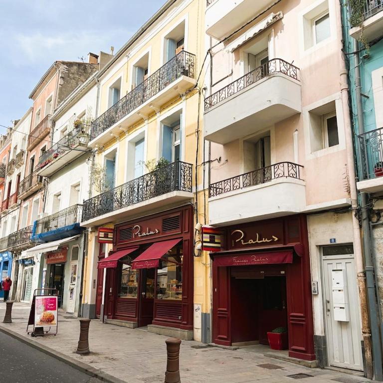 Sète centre sur les quais - appartement standing, spacieux, climatisé - Apartment mit 3 Schlafzimmern - 42
