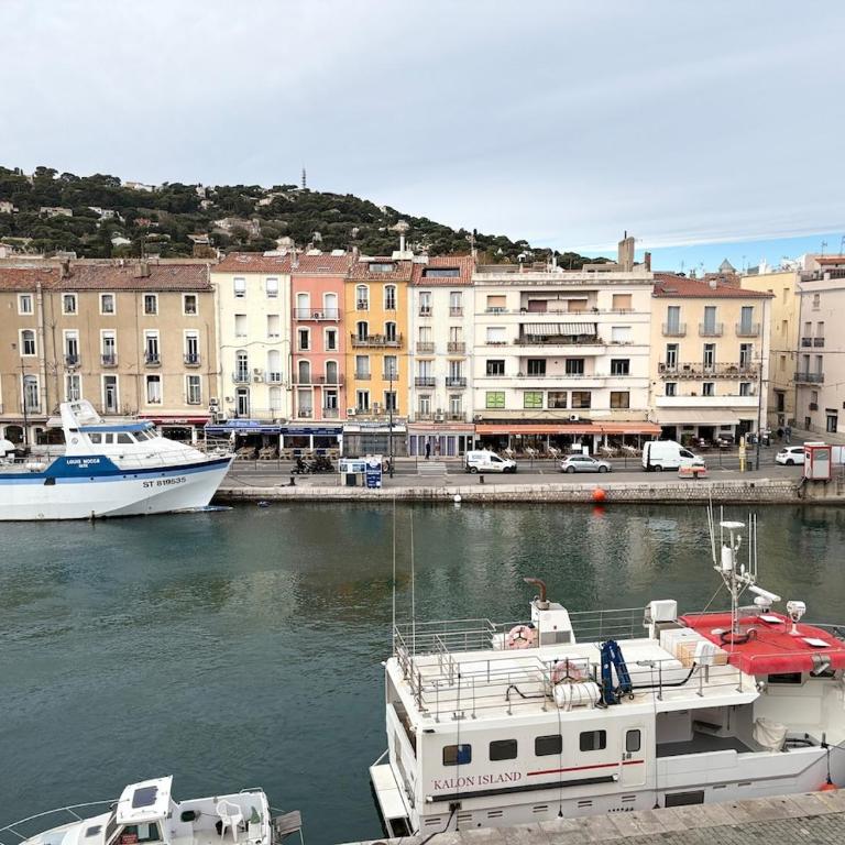Sète centre sur les quais - appartement standing, spacieux, climatisé - Apartment mit 3 Schlafzimmern - 51