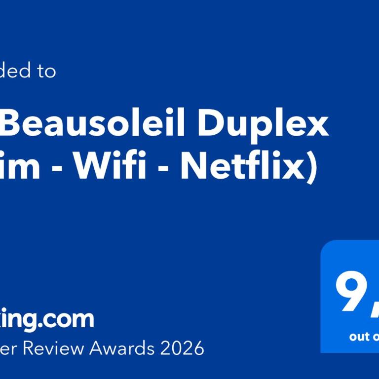 Le Beausoleil Duplex (Clim - Wifi - Netflix) - Appartement en Duplex - 3