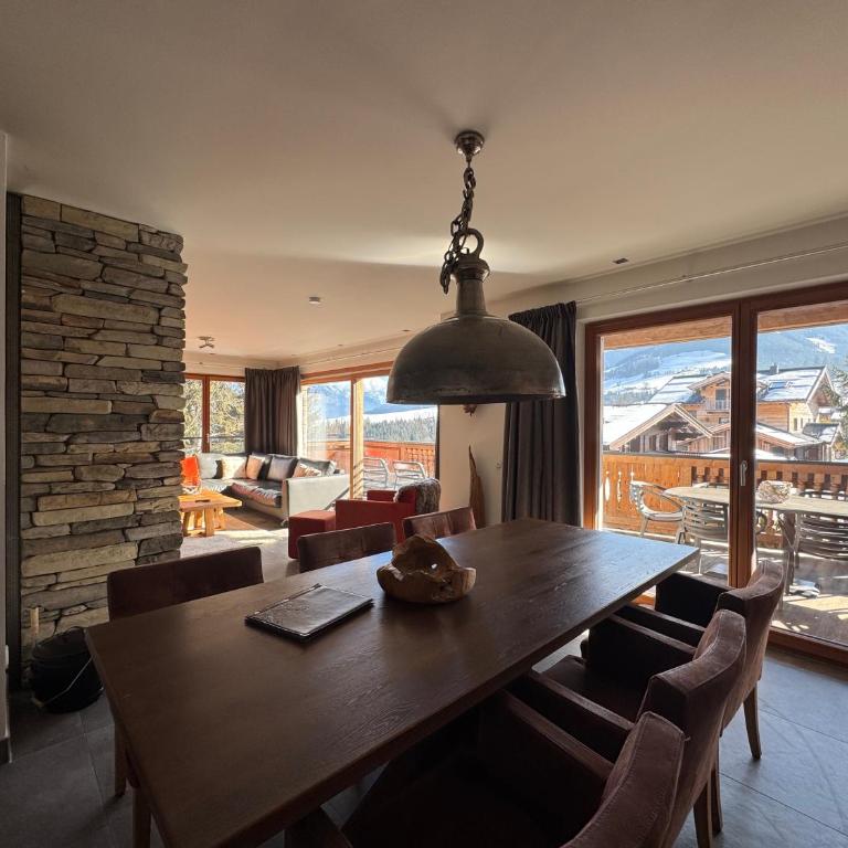 Mountain Lodge Leogang- Modernes Alpen Apartment, Balkon, Bergblick, Kamin, Sauna - Apartment mit 3 Schlafzimmern - 8