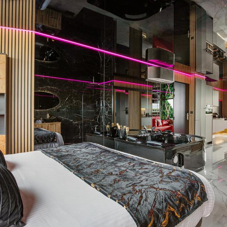 Luxury of Love - Suite d'exception - Vue mer - Balnéo XXL - Village Naturiste - One-Bedroom Apartment - 7