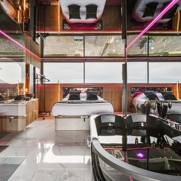 Luxury of Love - Suite d'exception - Vue mer - Balnéo XXL - Village Naturiste - One-Bedroom Apartment - 4