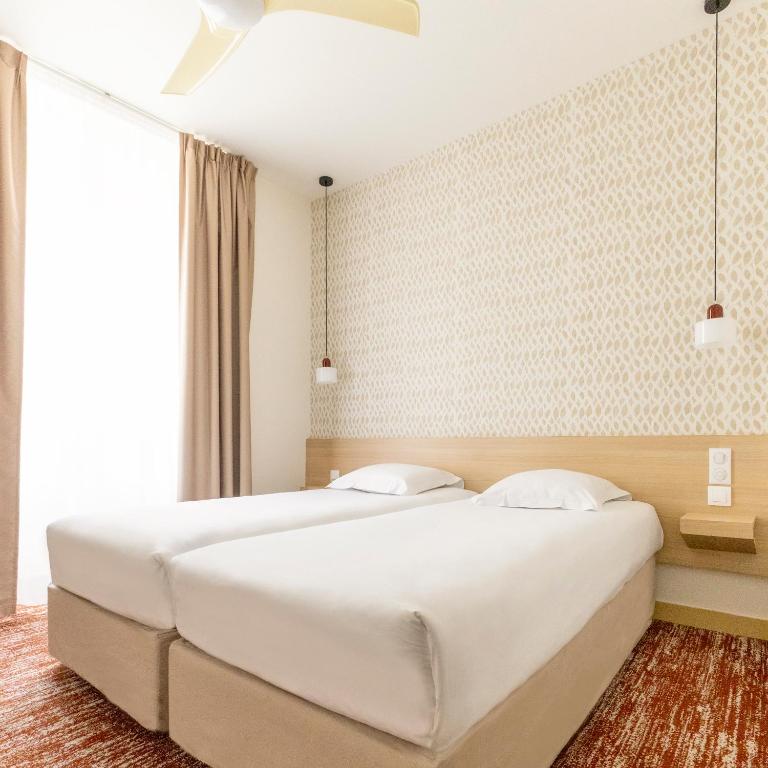 Hotel Gambetta - Chambre Lits Jumeaux - Vue sur Ville - 6