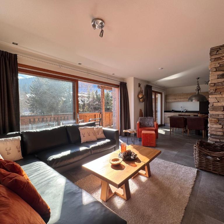 Mountain Lodge Leogang- Modernes Alpen Apartment, Balkon, Bergblick, Kamin, Sauna - Apartment mit 3 Schlafzimmern - 7