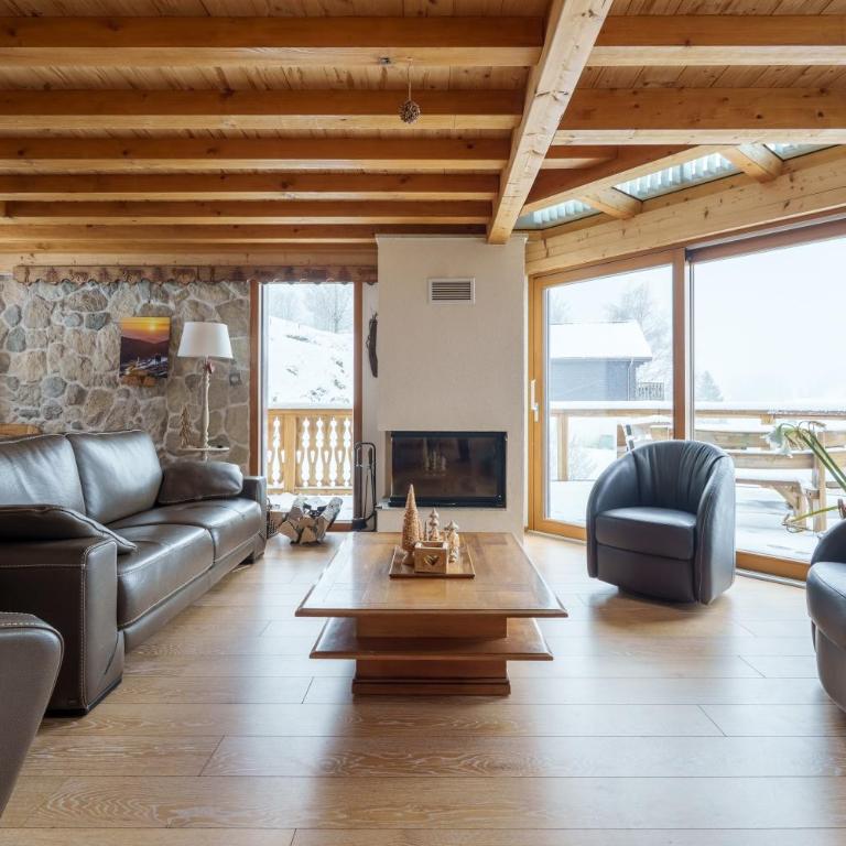 Les Gelinottes - Avec sauna privé - Four-Bedroom Chalet - 3