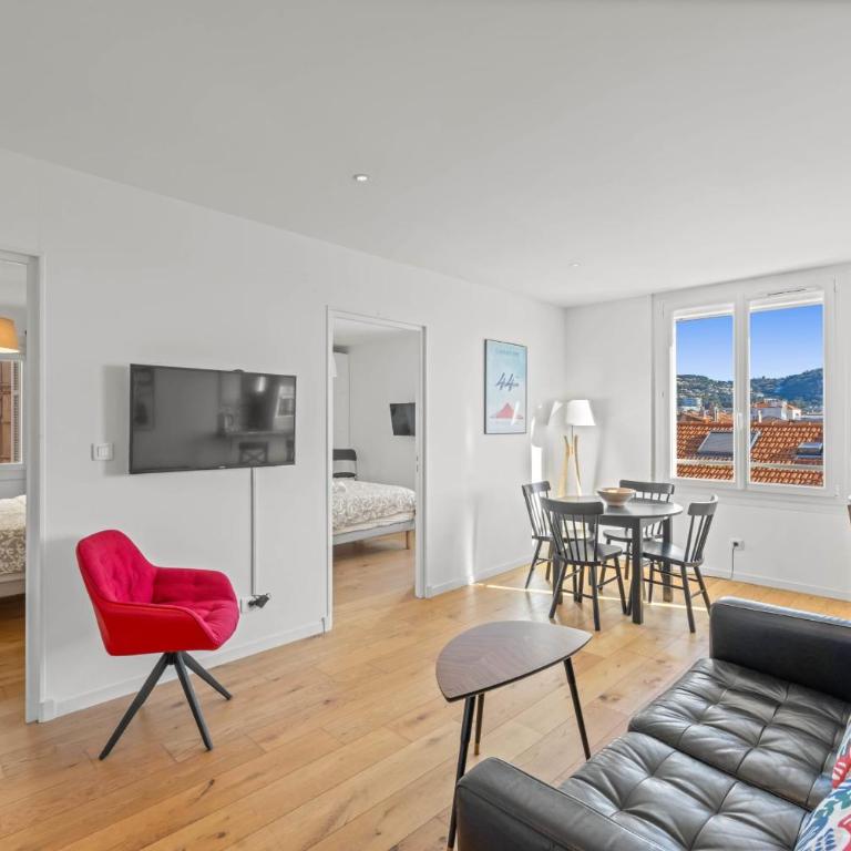 REF 2049 - 3 room apartment Top floor Sea view for rent - Apartment - 1