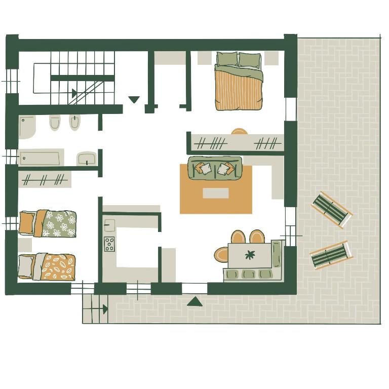 Appartamenti Piccolo Larice - Livigno - Apartamento Familiar de 2 dormitorios - 1