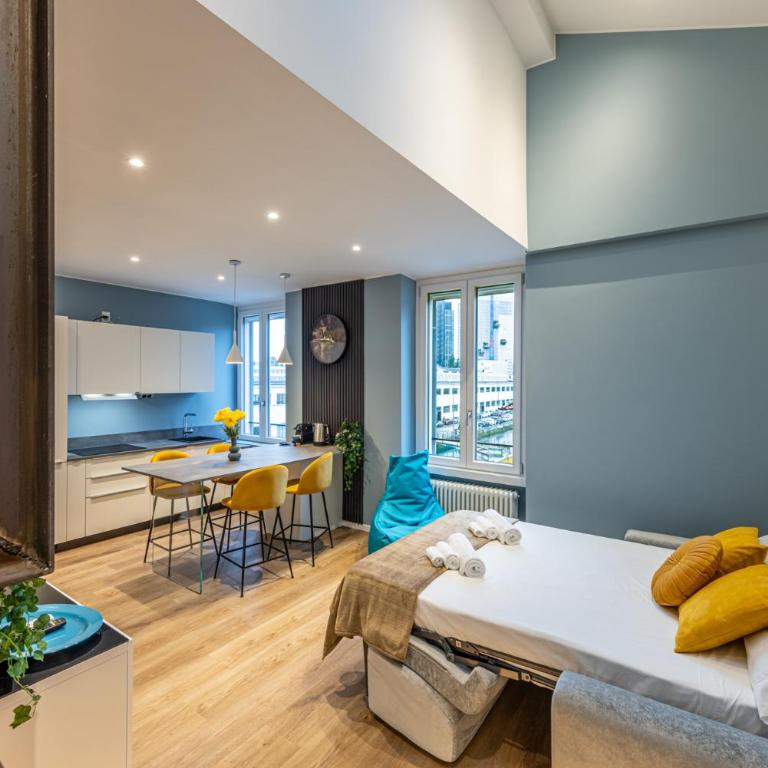 Navigli Duplex Elegante con Vista Canale - Appartamento con 1 Camera da Letto - 29