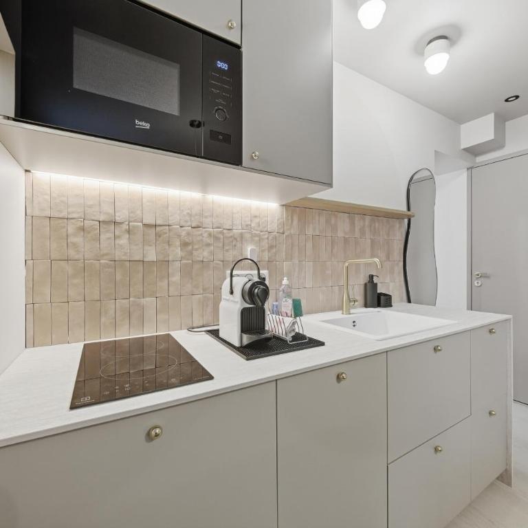Pavillon 15 Darcy - Appart-suites urbaines & design - Suite Lit Queen-Size - 9