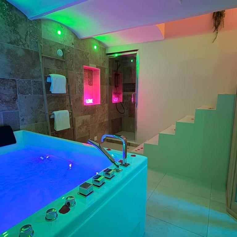 Refuge des intimes - Spa & Sauna en Cave - Appartamento con 1 Camera da Letto - 31