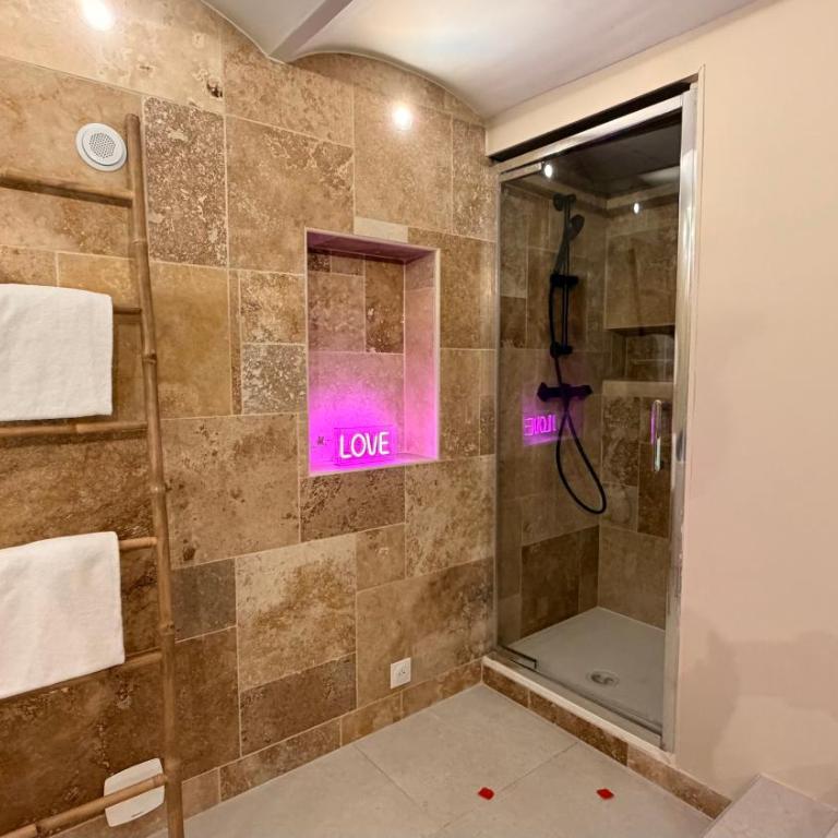Refuge des intimes - Spa & Sauna en Cave - Appartamento con 1 Camera da Letto - 11