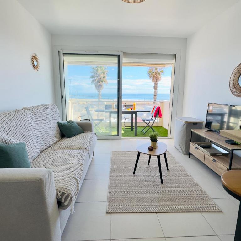 Cap Bleu - Air conditioning - Direct beach access - SudSéjourConciergerie - Appartamento con 1 Camera da Letto, Vista Mare e Balcone - 6