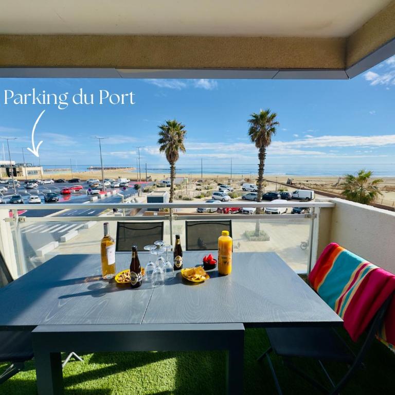 Cap Bleu - Air conditioning - Direct beach access - SudSéjourConciergerie - Appartamento con 1 Camera da Letto, Vista Mare e Balcone - 10