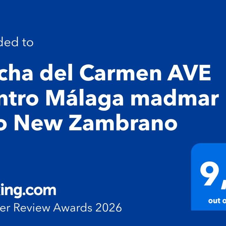 Ancha del Carmen AVE Centro Málaga madmar lujo New Zambrano - Apartamento - 25
