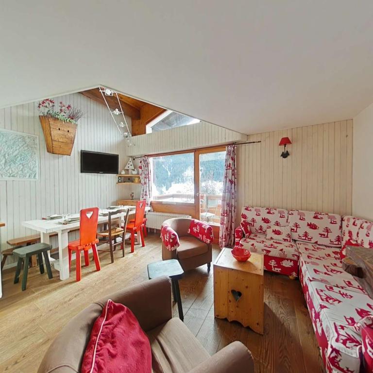 Appartement 4 pièces pour 7 personnes au calme avec balcon sud - Le Grand-Bornand - FR-1-241-218 - Apartment (7 Erwachsene) - 4