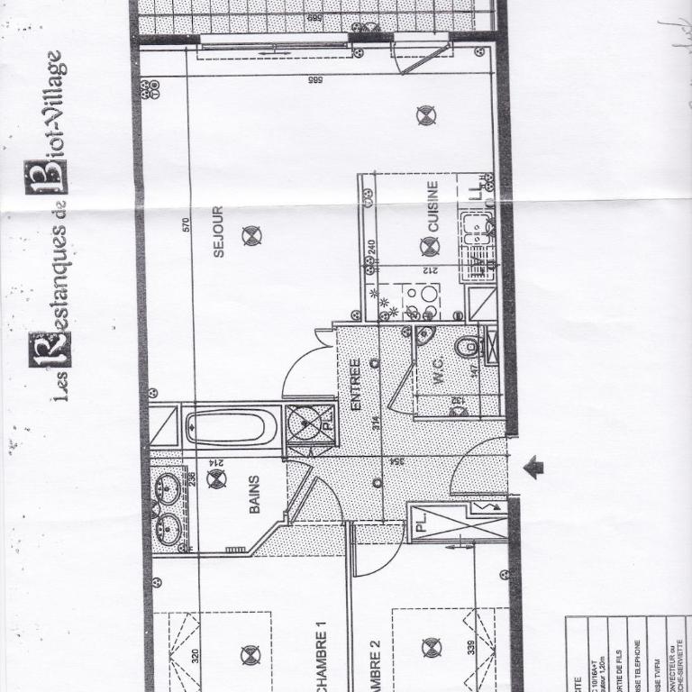 L agora Beautiful 3p Biot Seaview AC Parking - Appartement 2 Chambres - 21