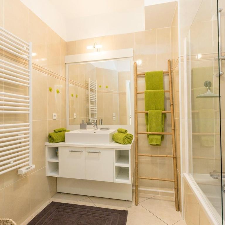 L agora Beautiful 3p Biot Seaview AC Parking - Appartement 2 Chambres - 10