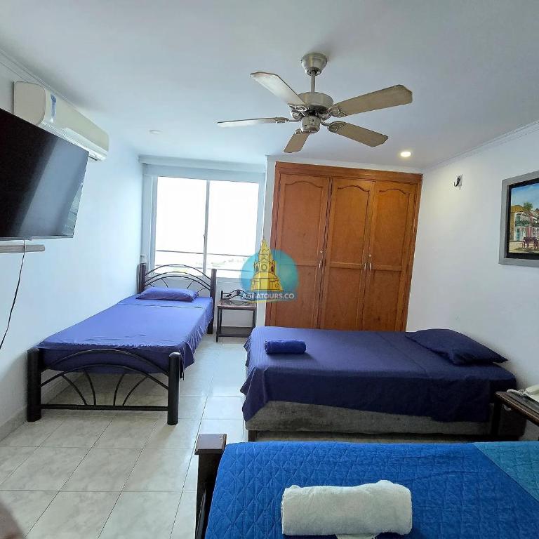 Apto Frente al Hilton Piso 21 - One-Bedroom Apartment with Balcony and Sea View - 3