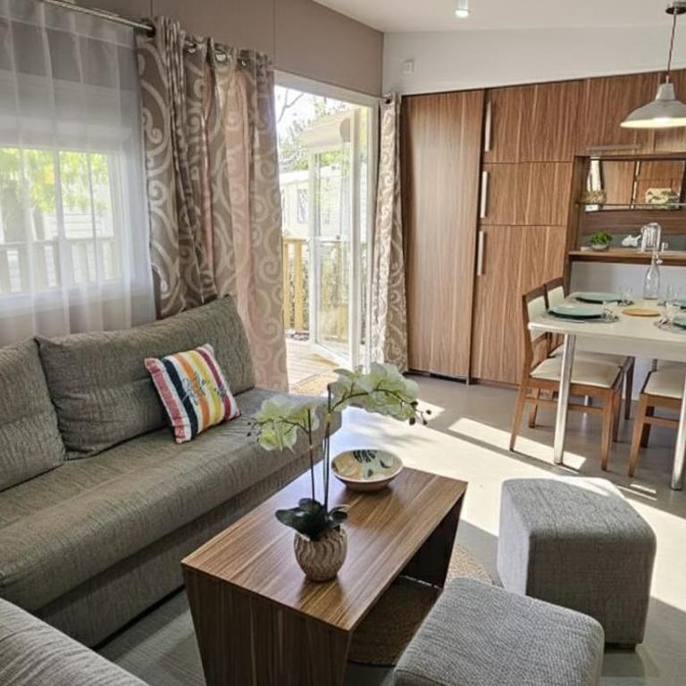 Mobil-home Évasion Valras tout confort 40 m2 - Camping Les Sables du Midi Valras-Plage - Bungalow mit 3 Schlafzimmern - 13
