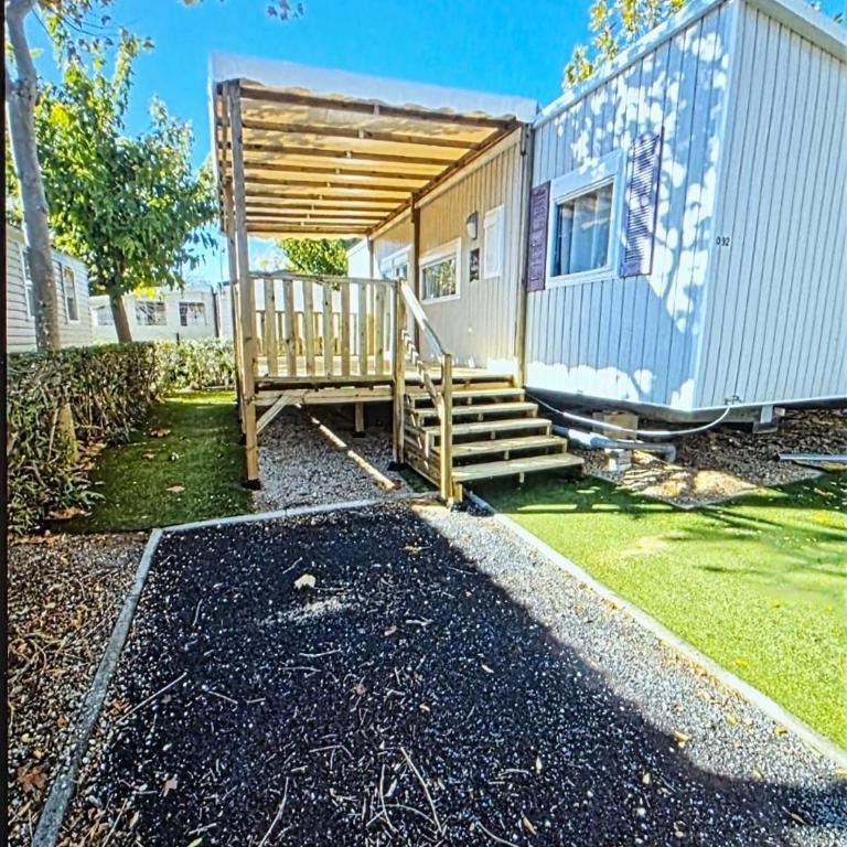 Mobil-home Évasion Valras tout confort 40 m2 - Camping Les Sables du Midi Valras-Plage - Bungalow mit 3 Schlafzimmern - 53