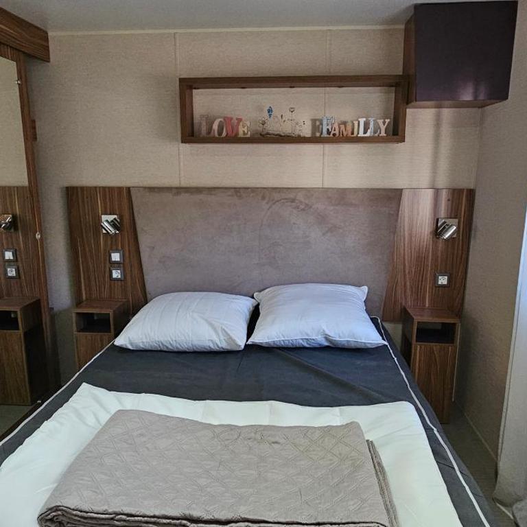 Mobil-home Évasion Valras tout confort 40 m2 - Camping Les Sables du Midi Valras-Plage - Bungalow mit 3 Schlafzimmern - 33
