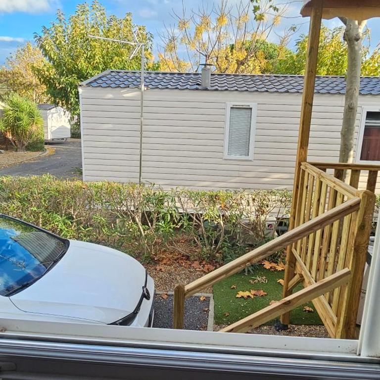 Mobil-home Évasion Valras tout confort 40 m2 - Camping Les Sables du Midi Valras-Plage - Bungalow mit 3 Schlafzimmern - 46