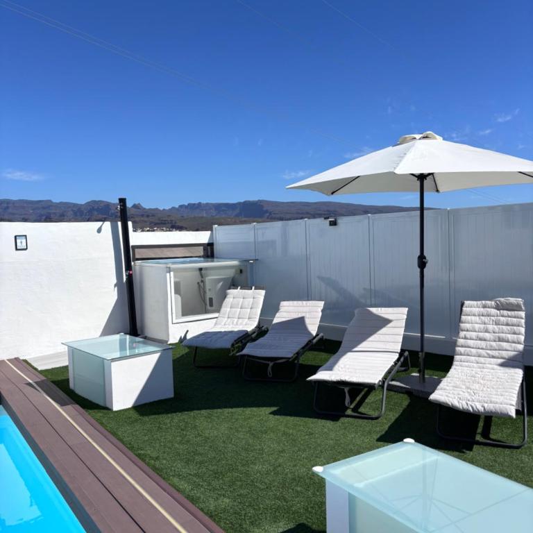 Private pool, parking, BBQ in the South of GC - Casa de 2 dormitorios - 7