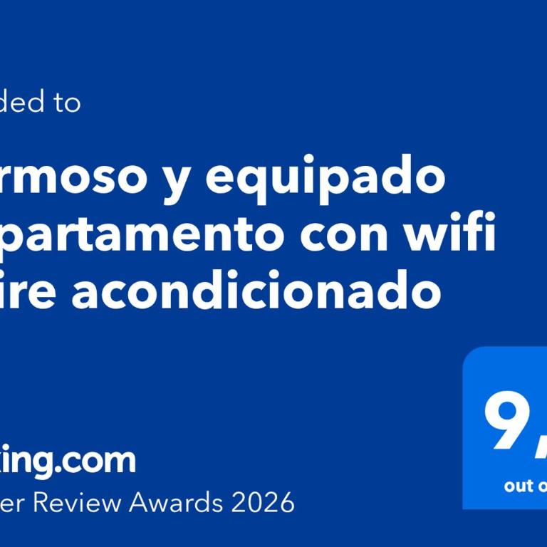 Hermoso y equipado Departamento con wifi y aire acondicionado - Two-Bedroom Apartment - 2