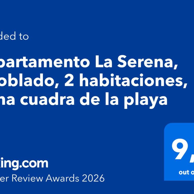 Departamento La Serena, amoblado, 2 habitaciones, a una cuadra de la playa - Two-Bedroom Apartment - 2