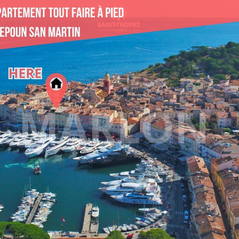 Bohème - Climatisé - 2 pas du port - Rue du Cepoun San Martin - Appartement 1 Chambre Deluxe - 3