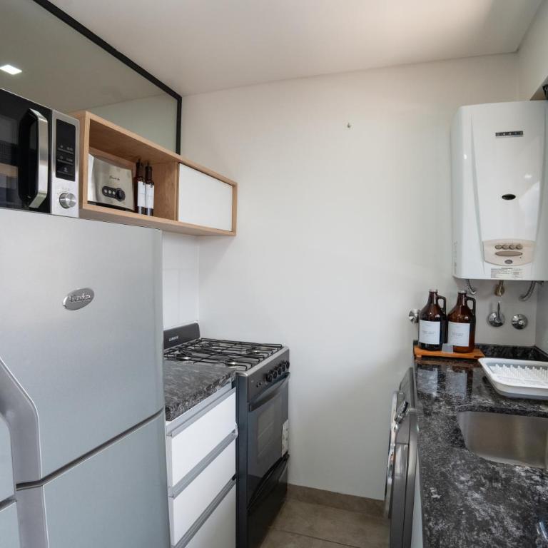 Departamento céntrico con estacionamiento gratis - One-Bedroom Apartment - 13