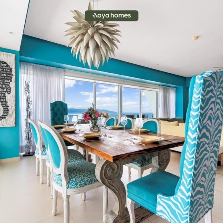 Oceanview 3BR Apt with Beach Access - Pools - Gym - Casa - 7