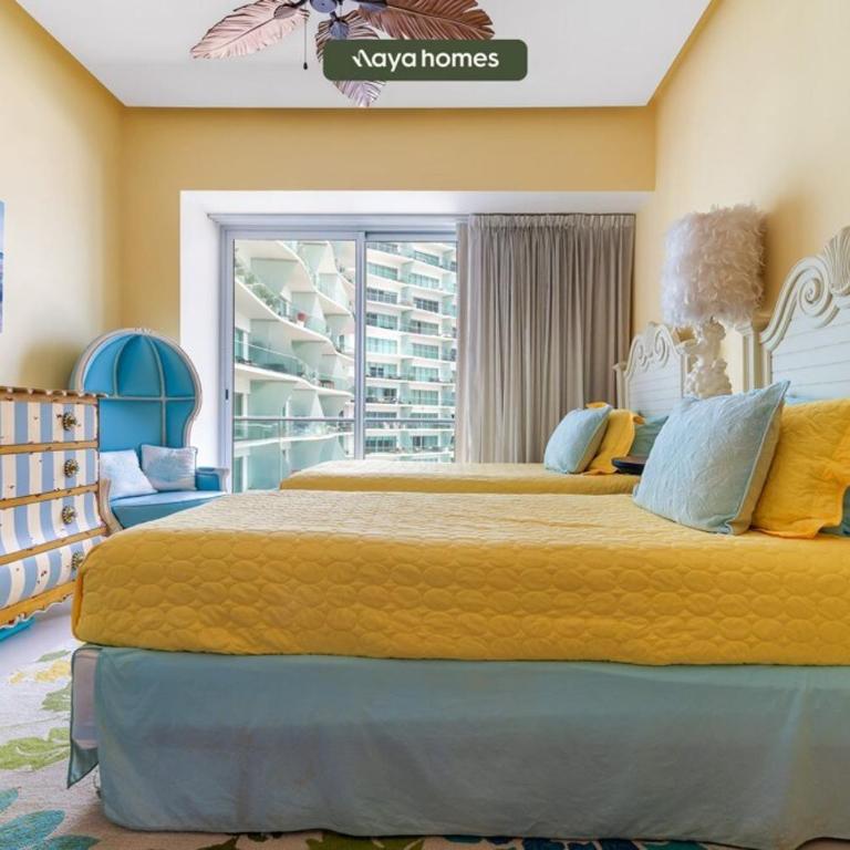 Oceanview 3BR Apt with Beach Access - Pools - Gym - Casa - 21