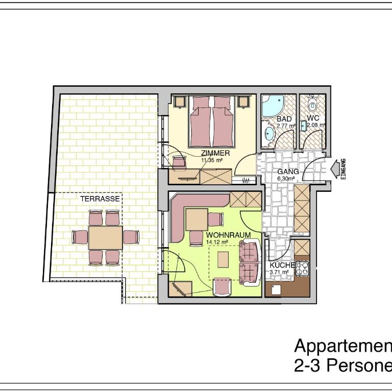 Panoramablick Sölden - Apartment mit Terrasse - 1