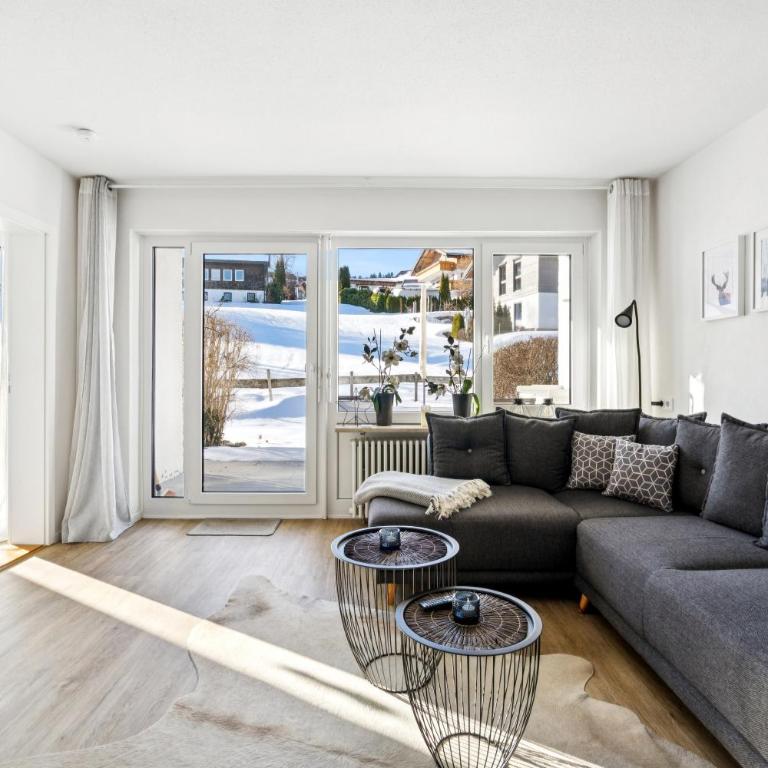 Schneerosenblüte Steibis mit Oberstaufen Plus - Deluxe Apartment mit 1 Schlafzimmer und Gartenblick - 18