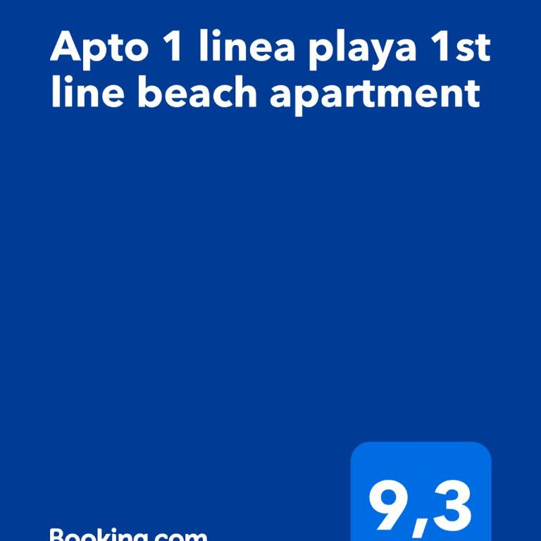 Apto 1 linea playa 1st line beach apartment - Apartamento de 1 dormitorio - 10