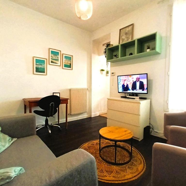 Le Joli Vert - T2 - Cosy - Wifi - TV - Lave-linge - Apartamento - 6