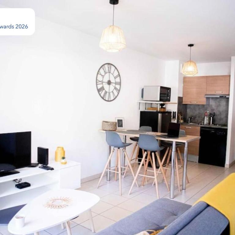 Anicesleep Superbe appart au calme et à 5 mn de la Prom - Appartement 1 Chambre - 7