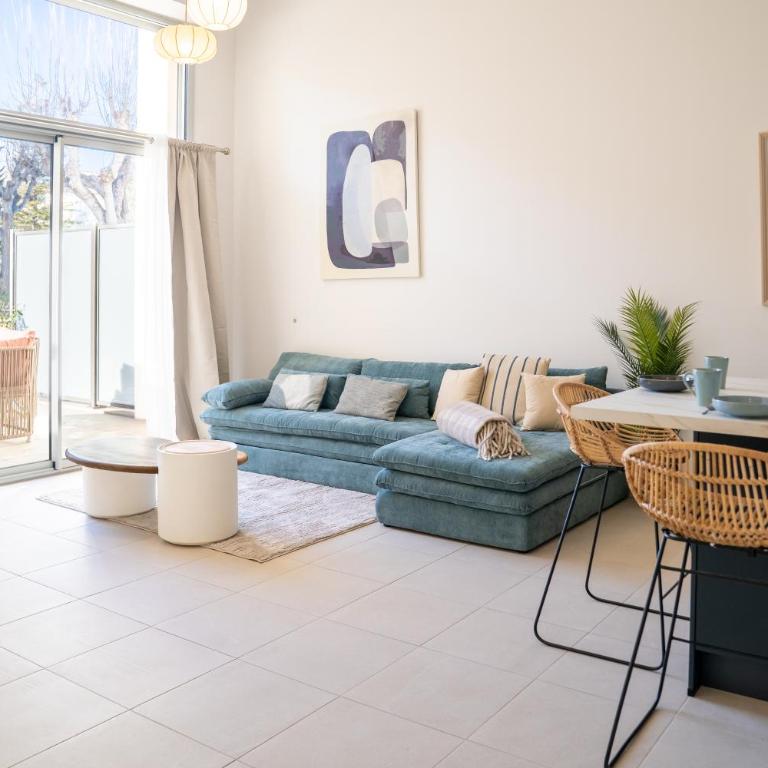 3P neuf haut de gamme Piscine Antibes - Apartment mit 2 Schlafzimmern - 34
