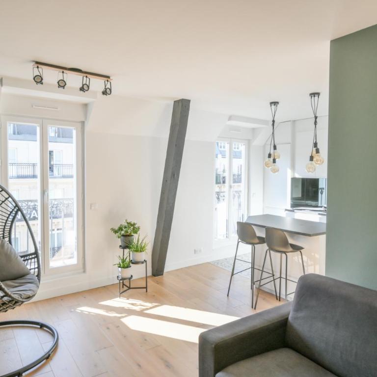 Paris Central 1 bedroom Apartment with AC - Appartement 1 Chambre - 1
