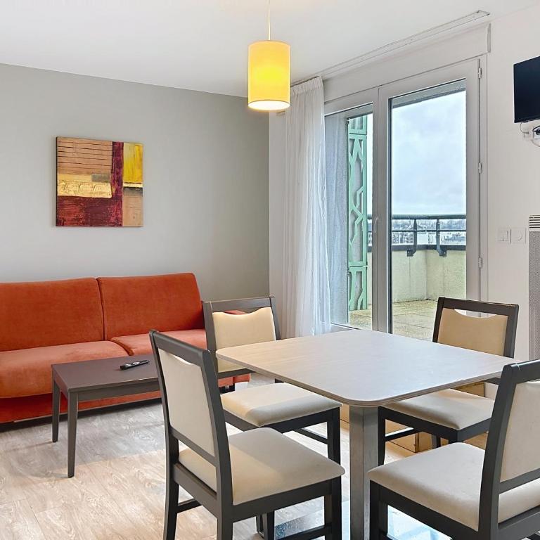 Terres de France - Appart Hôtel Rouen Flaubert - Appartement 1 Chambre avec Terrasse - 10