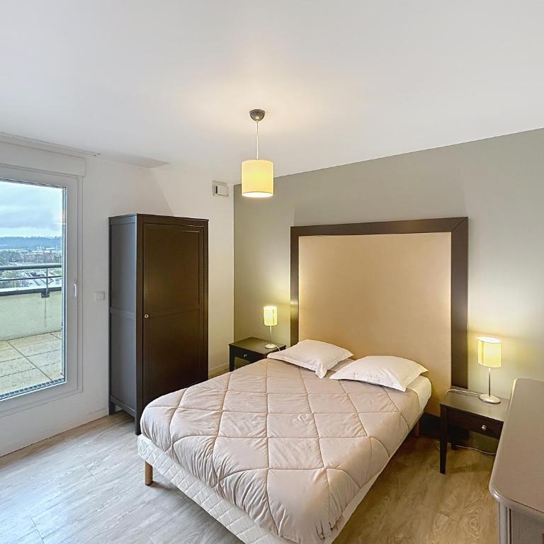 Terres de France - Appart Hôtel Rouen Flaubert - Appartement 2 Chambres avec Terrasse - 10