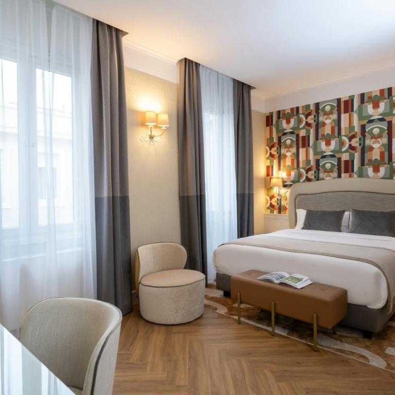 Leonardo Boutique Hotel Rome Monti - Camera Matrimoniale Deluxe - 3