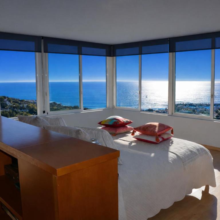 Villa Sitges Altavista Amazing View South oriented Calm Area AC Beach 2 minutes Drive and 18 minutes Walk - Villa con vistas al mar - 3
