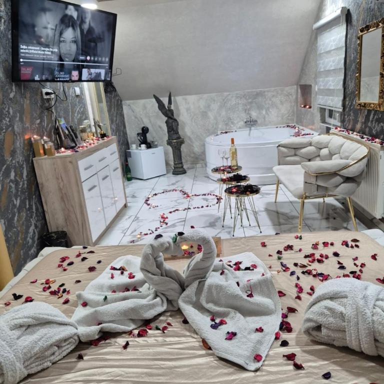 Jacuzzy Rooms Andjela - One-Bedroom Apartment - 3