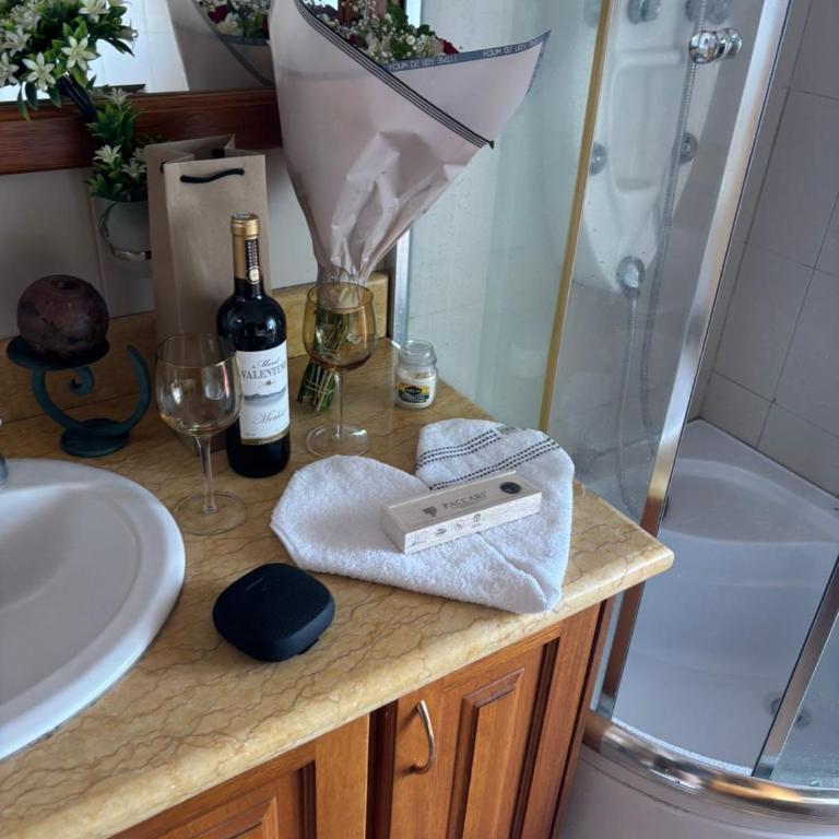 Valentines Escape Private Jacuzzi and Sauna - One-Bedroom Apartment - 12