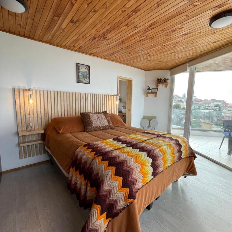 Hostal lala porteña vista al mar, baño privado y desayuno - Deluxe Double Room with Balcony and Sea View - 35